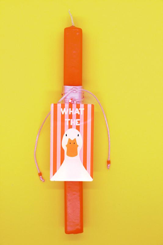 What The Duck Easter Candle